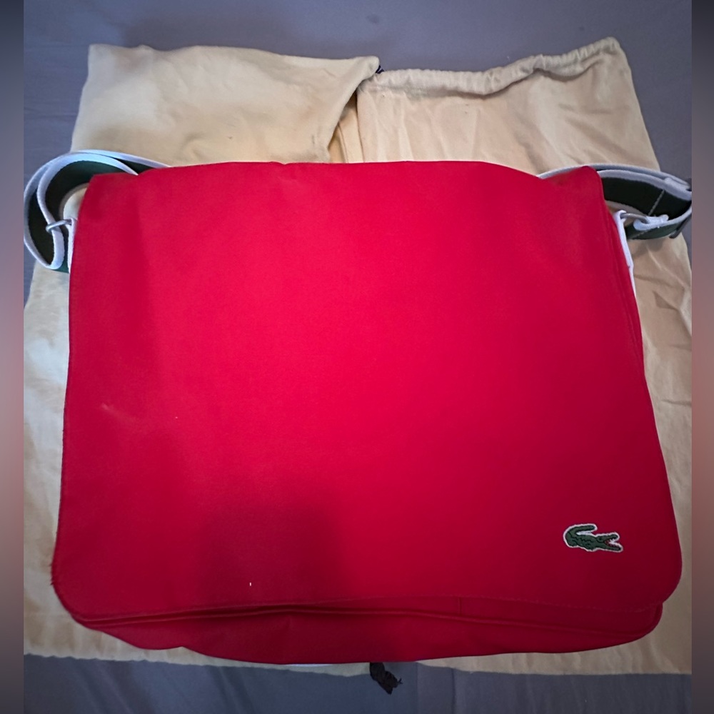 Lacoste Messenger Bag- EUC